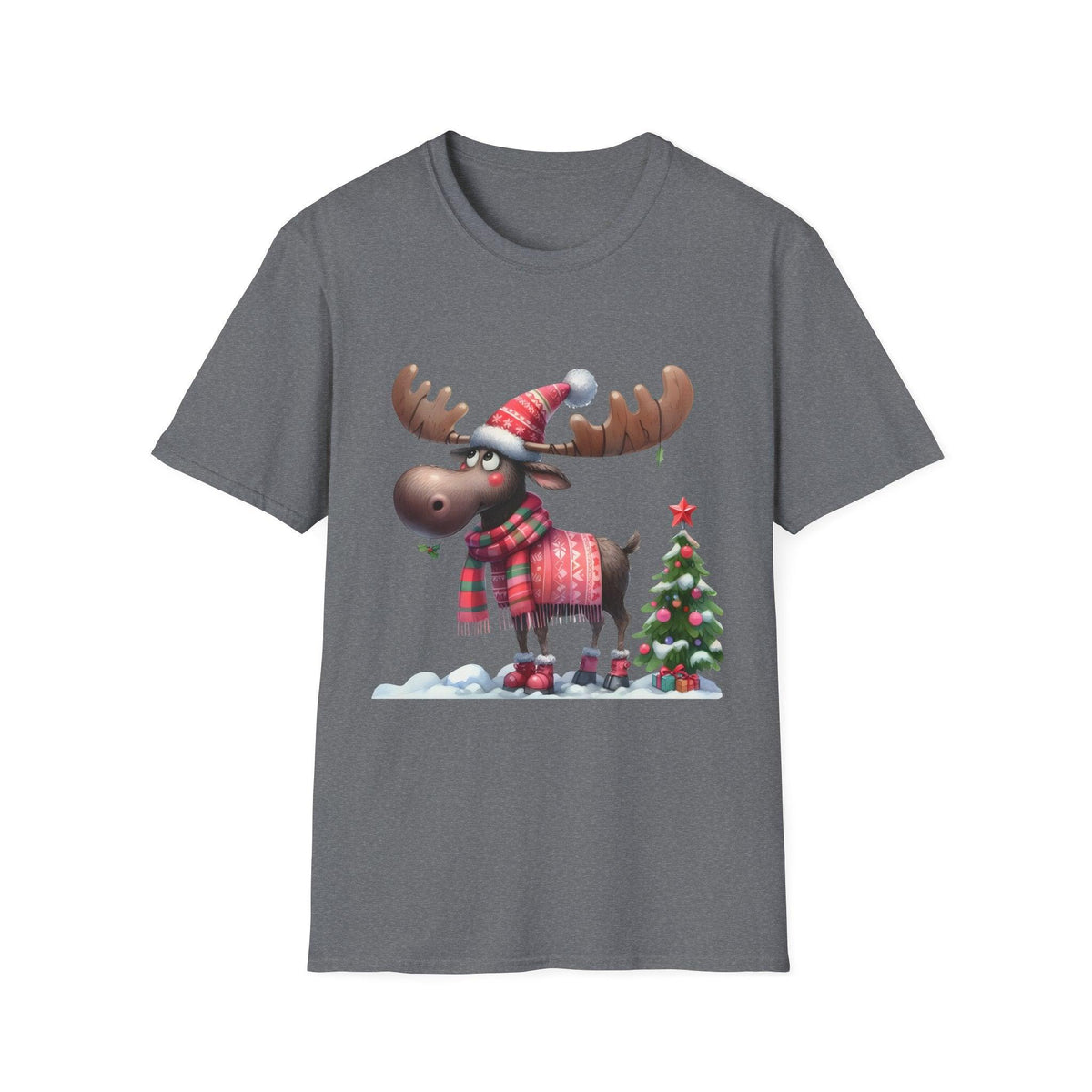 Holiday Reindeer T-Shirt – Spread Cheer with a Dash of Humor!