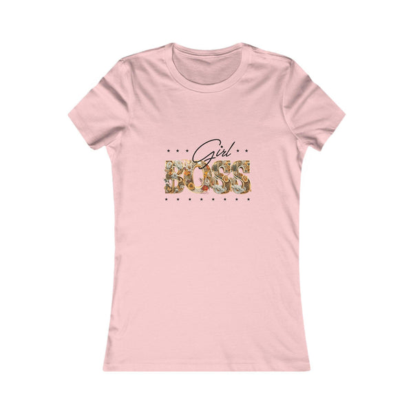 Shine Bright Girl "Boss" Tee – Black Design Power Statement