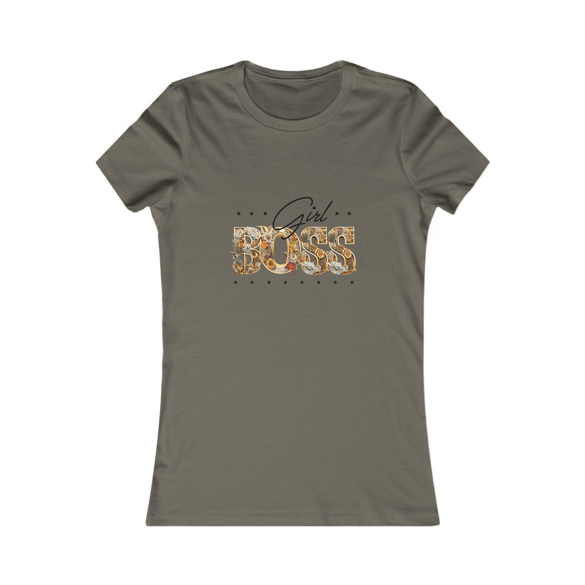 Shine Bright Girl "Boss" Tee – Black Design Power Statement