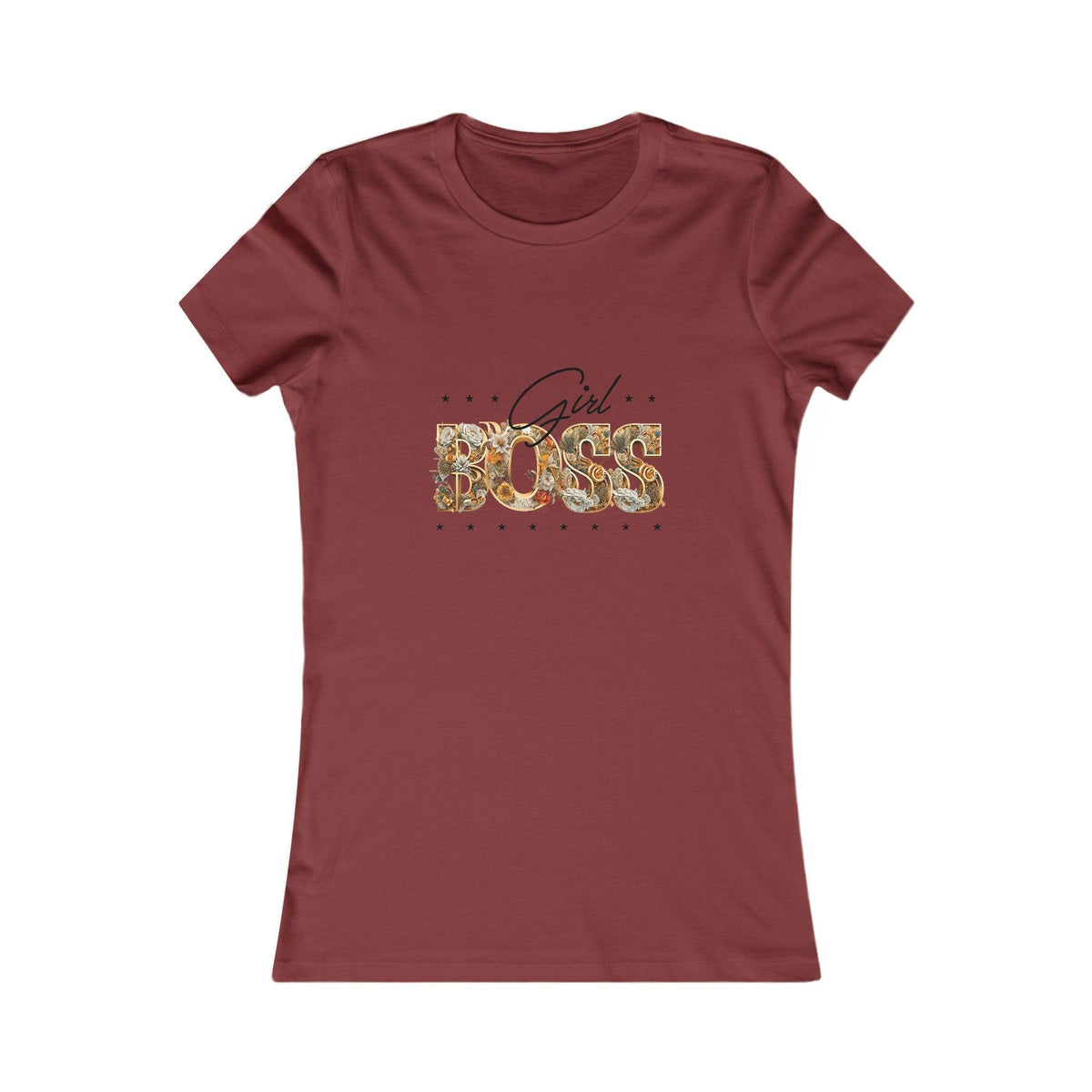 Shine Bright Girl "Boss" Tee – Black Design Power Statement