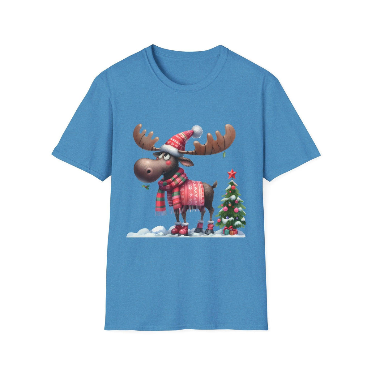 Holiday Reindeer T-Shirt – Spread Cheer with a Dash of Humor!