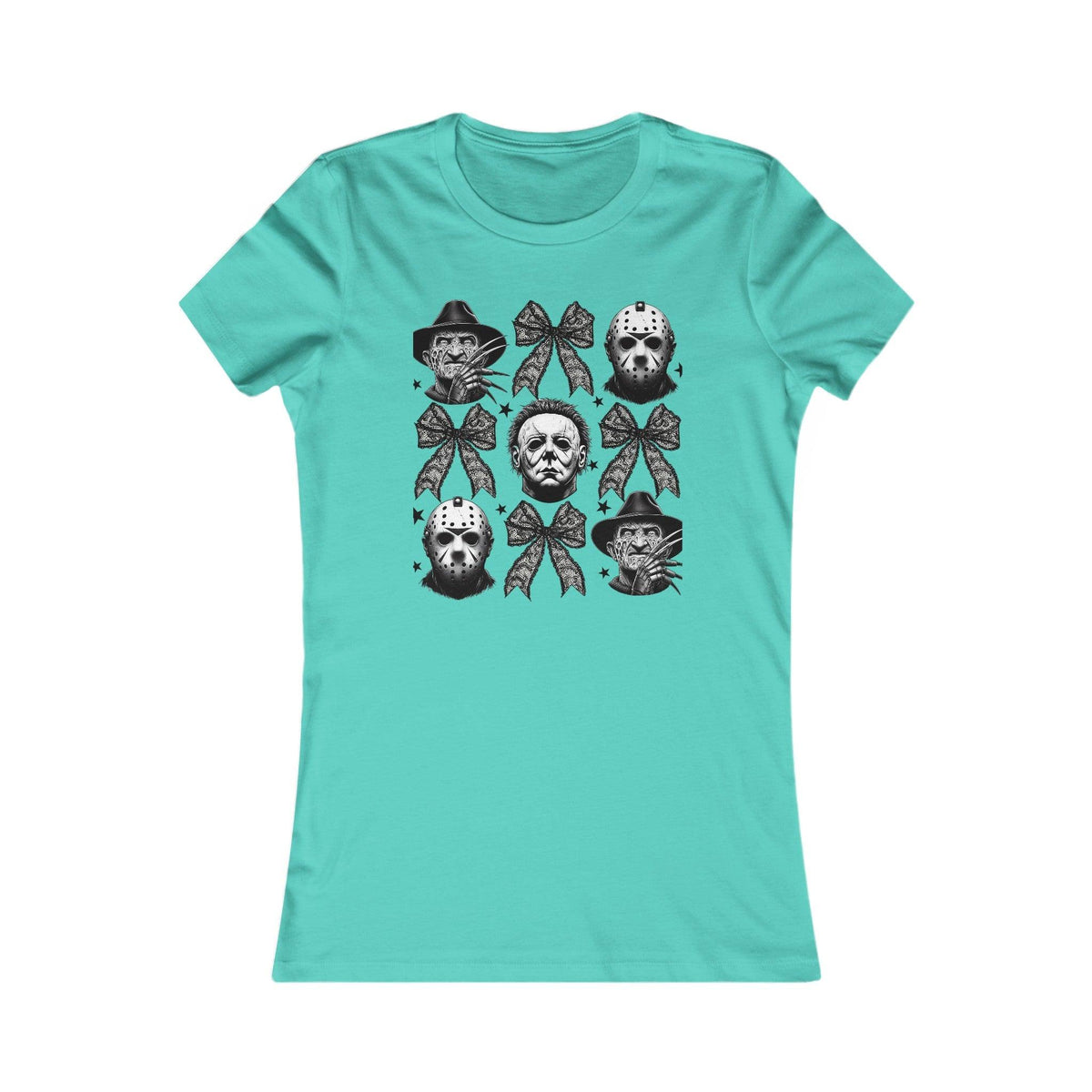 Michael, Freddy, Jason Coquette Bow T-Shirt