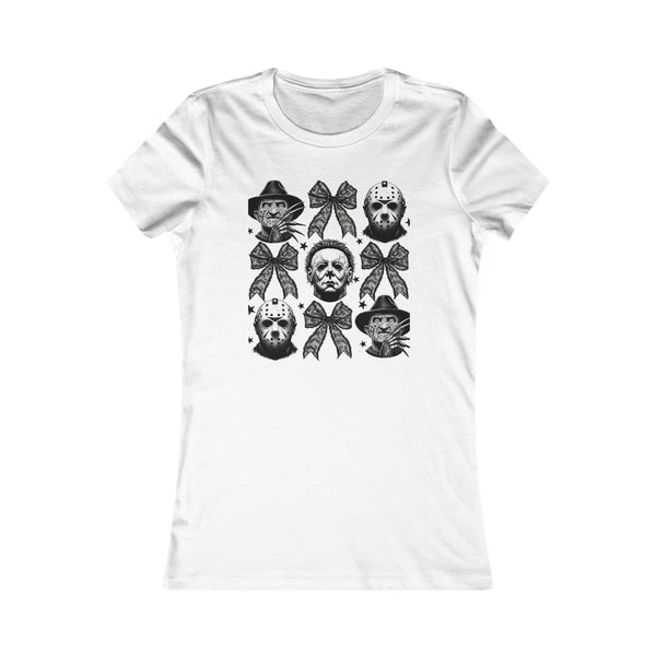 Michael, Freddy, Jason Coquette Bow T-Shirt