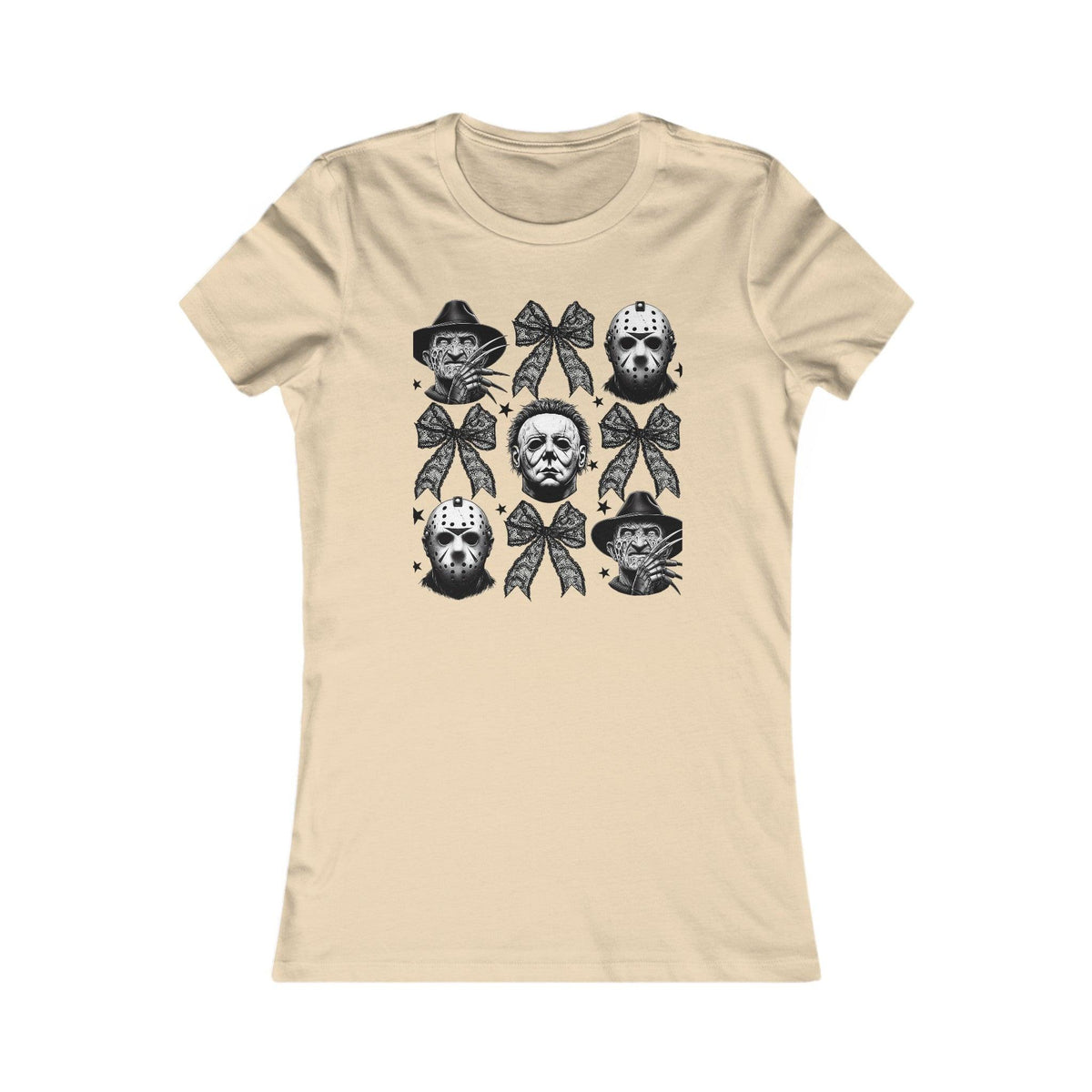 Michael, Freddy, Jason Coquette Bow T-Shirt