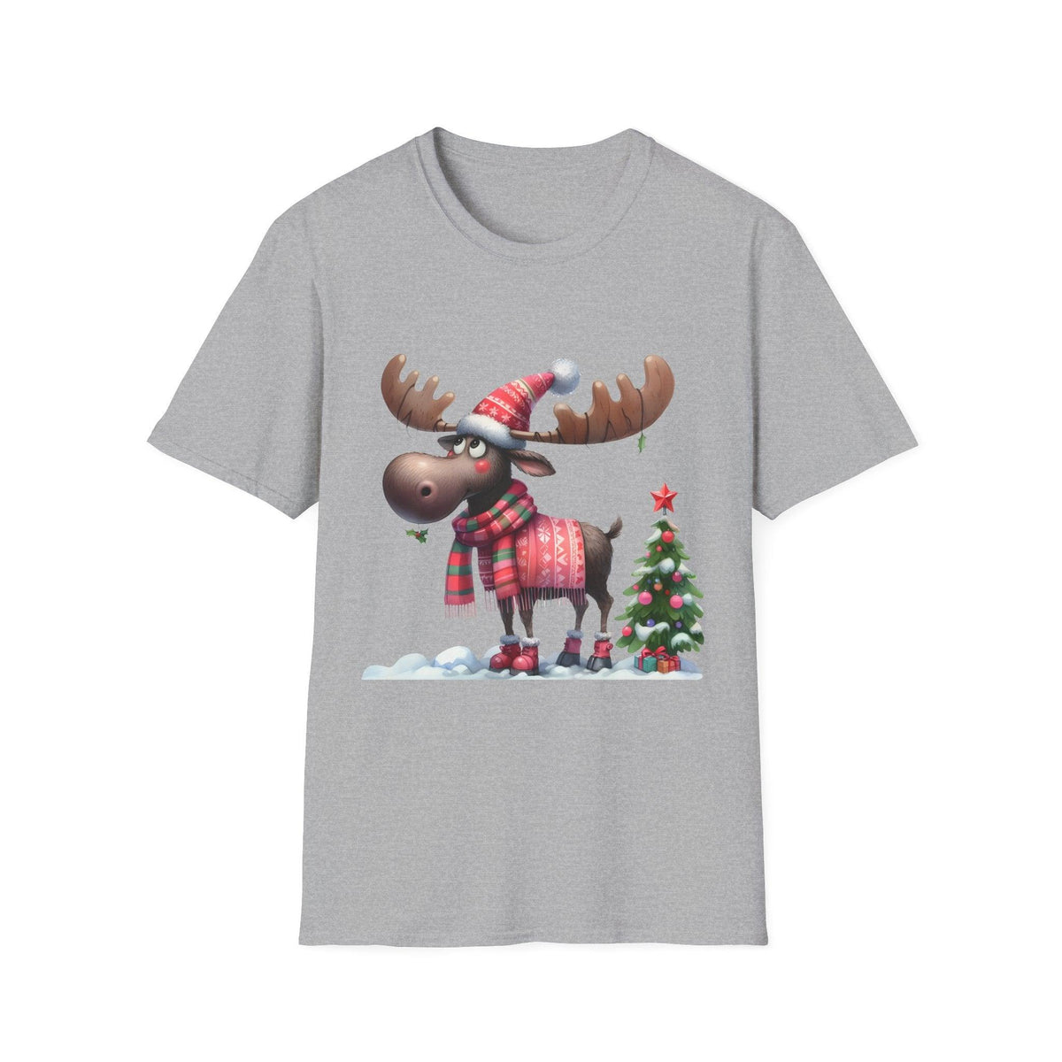 Holiday Reindeer T-Shirt – Spread Cheer with a Dash of Humor!