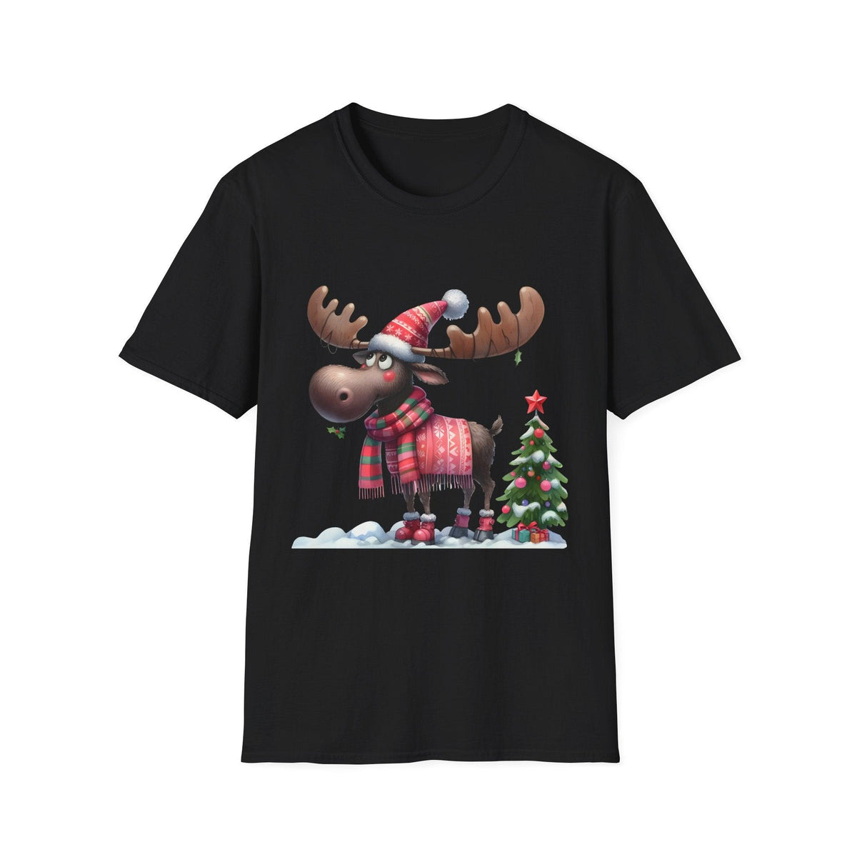 Holiday Reindeer T-Shirt – Spread Cheer with a Dash of Humor!