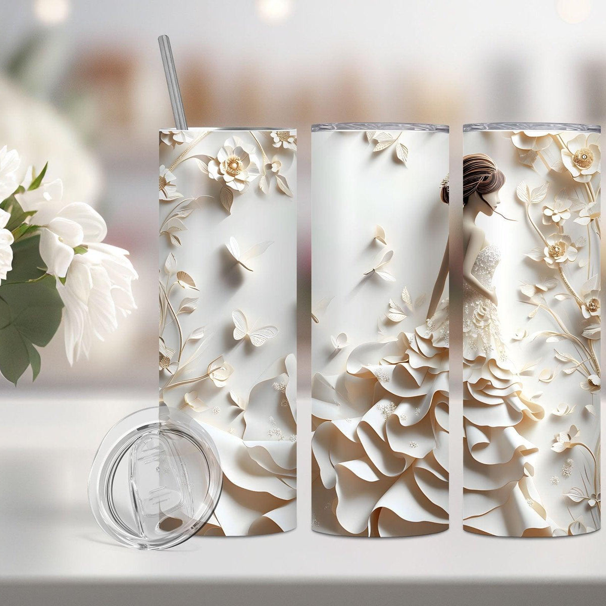 wedding sublimation tumbler | bridal gift