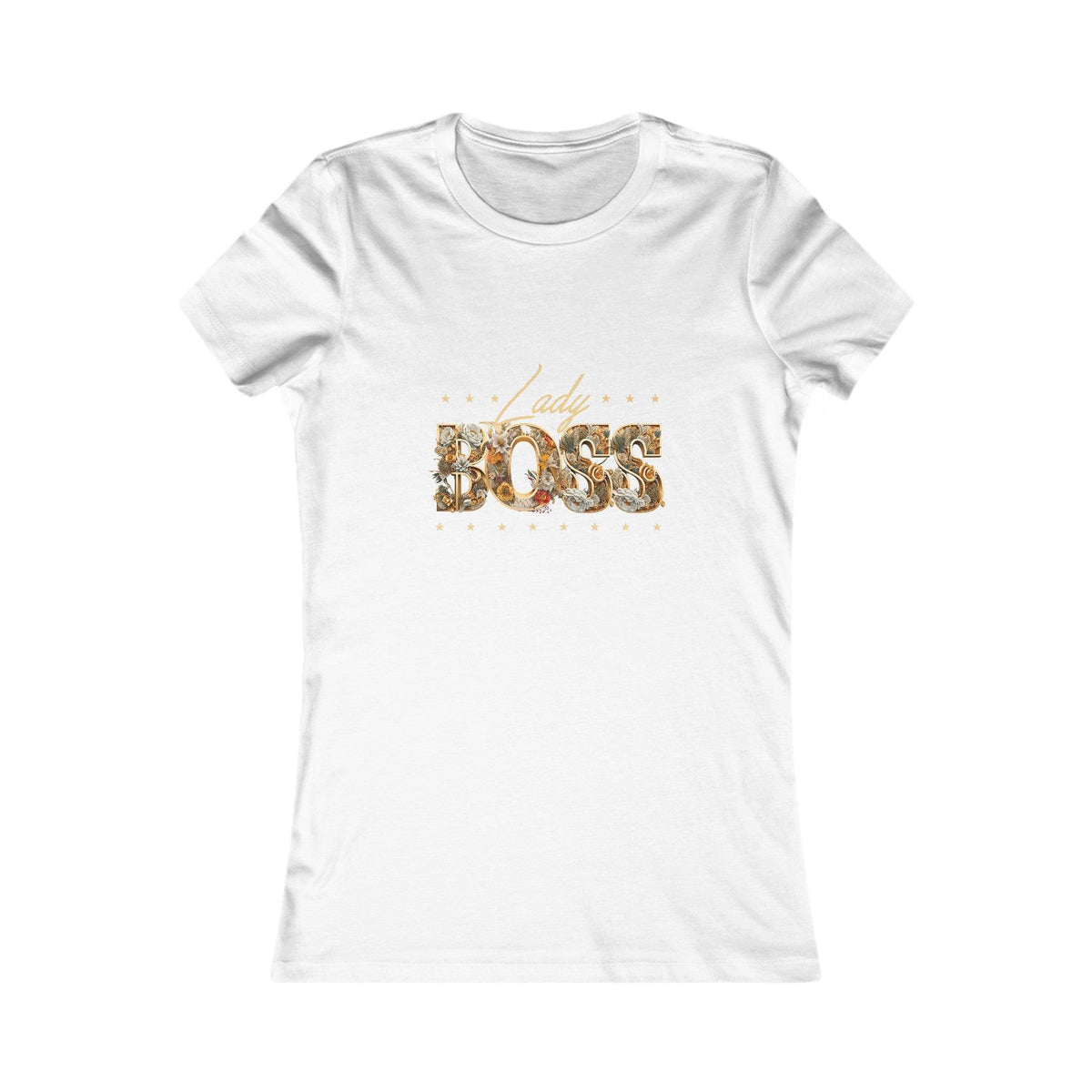 Shine Bright Girl "Boss Tee" – Gold Design Power Statement