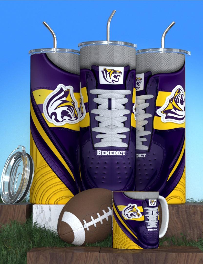 College  Football Team Stainless Steel Tumbler – Collegiate Drinkware for Sports Fans and Alumni"