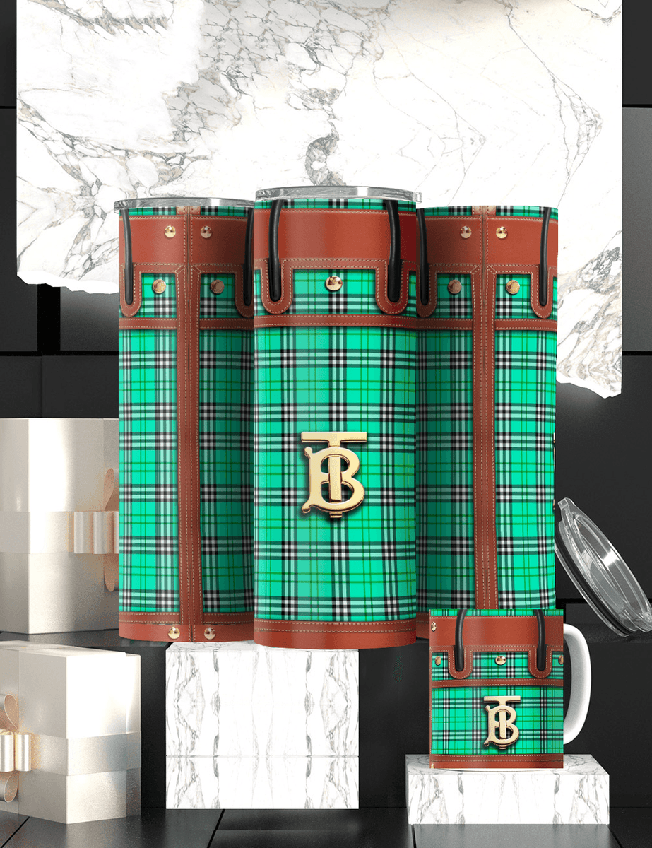 burberry-inspired tumbler | fashionable design