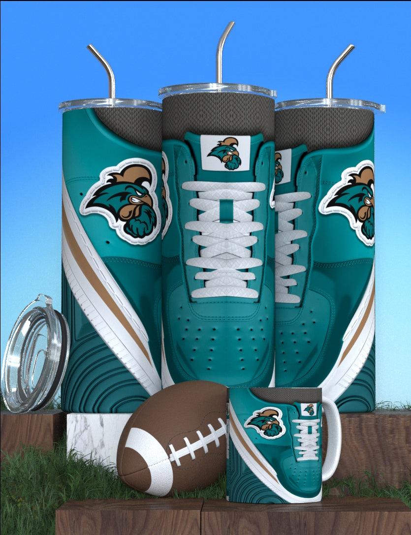 College  Football Team Stainless Steel Tumbler – Collegiate Drinkware for Sports Fans and Alumni"