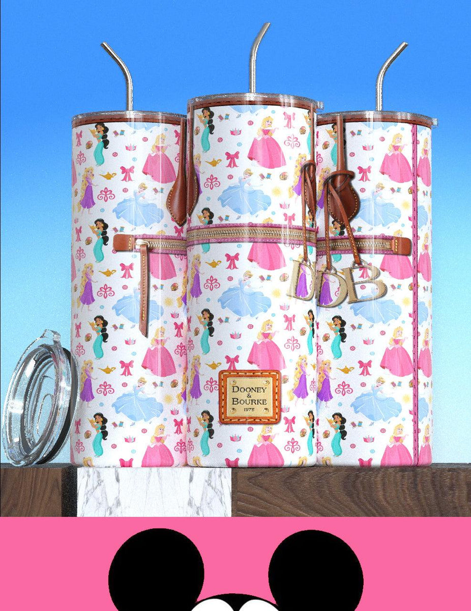 Disney princesses sublimation tumbler | fairytale magic