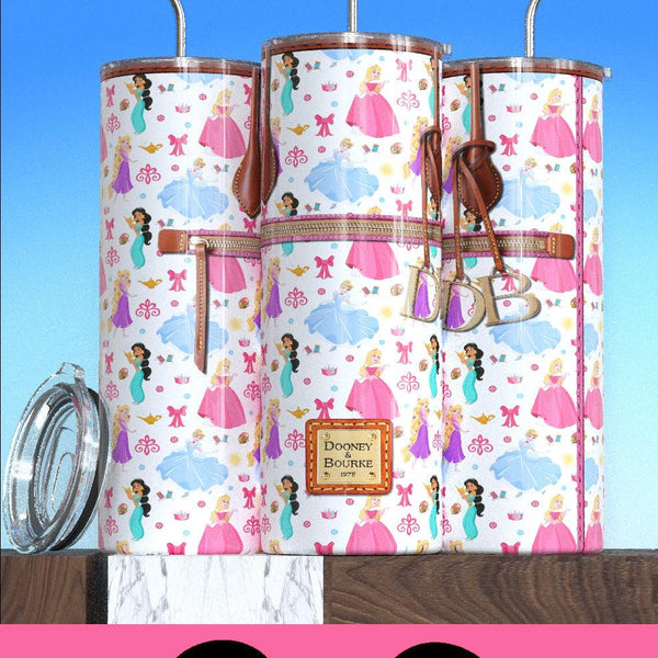 Disney princesses sublimation tumbler | fairytale magic