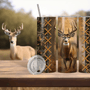 Hunter’s Deer-Themed Tumbler – Perfect Gift for Outdoorsmen & Hunting Enthusiasts