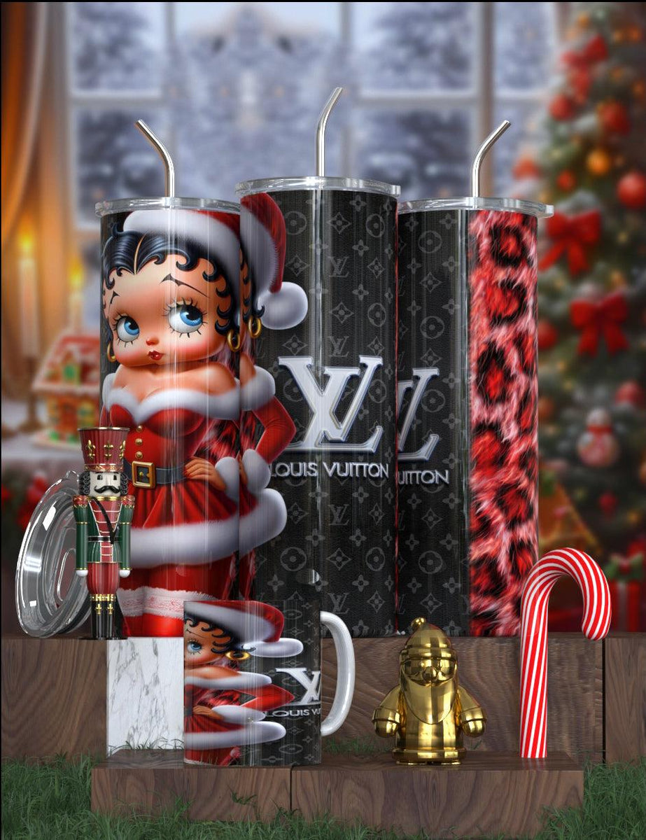 Betty Boop Designer Christmas Tumbler Collection – Featuring Balmain, Gucci, Dior & More