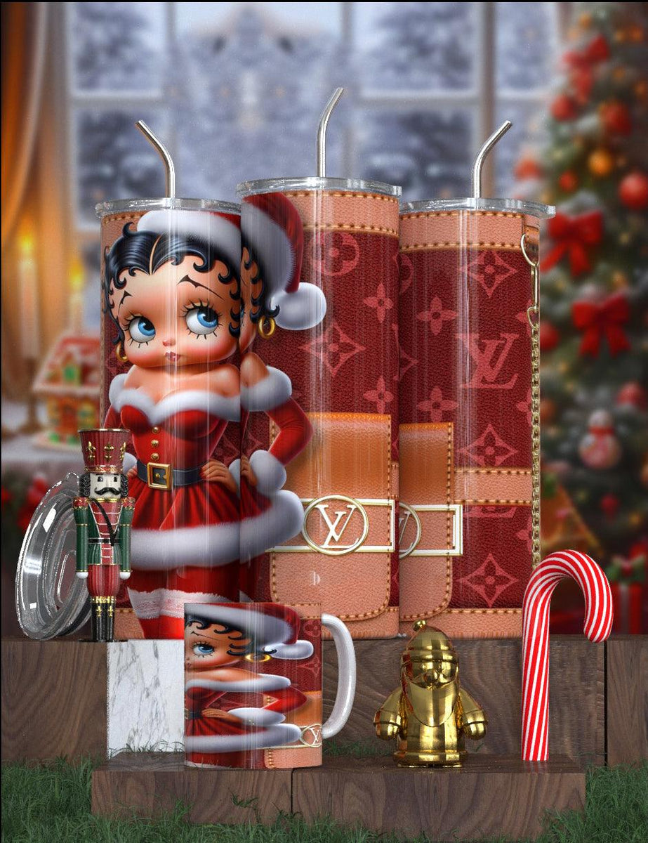 Betty Boop Designer Christmas Tumbler Collection – Featuring Balmain, Gucci, Dior & More