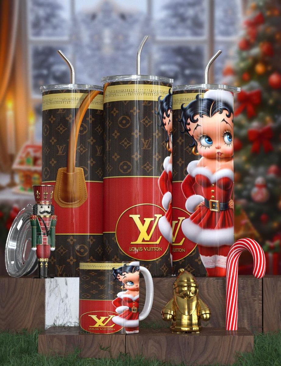 Betty Boop Designer Christmas Tumbler Collection – Featuring Balmain, Gucci, Dior & More