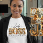 Lady Boss T-Shirt Black Design Version– Empowering Women’s Leadership