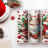 christmas tumbler | winter wonderland | christmas hot chocolate tumblers