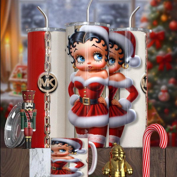 Betty Boop Designer Christmas Tumbler Collection – Featuring Balmain, Gucci, Dior & More