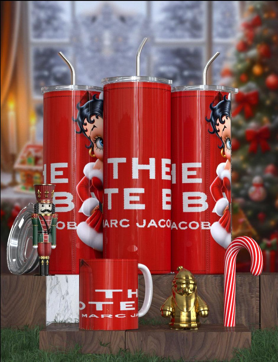 Betty Boop Designer Christmas Tumbler Collection – Featuring Balmain, Gucci, Dior & More