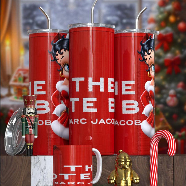 Betty Boop Designer Christmas Tumbler Collection – Featuring Balmain, Gucci, Dior & More