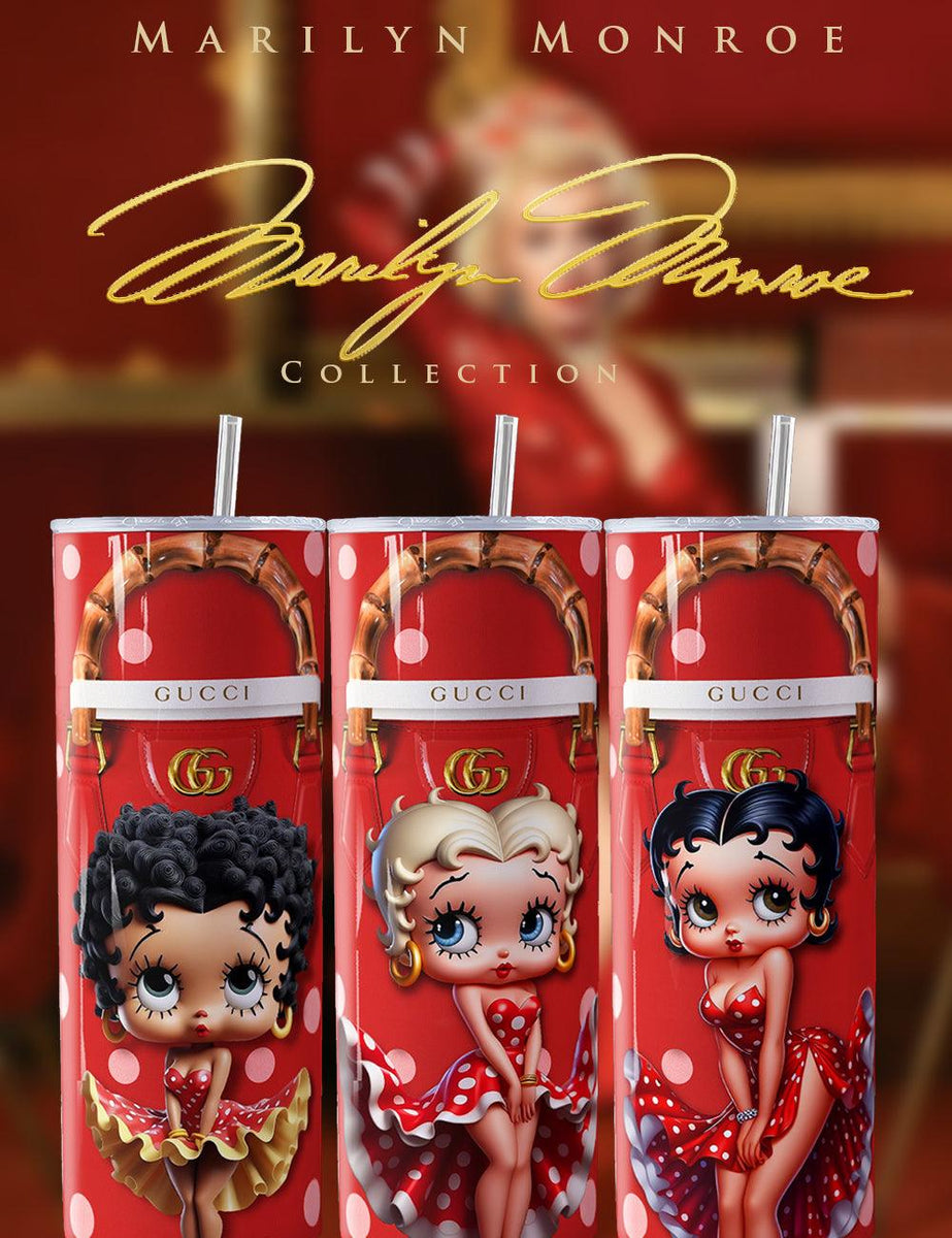 Marilyn Monroe Meets Betty Boop Sublimation Tumbler