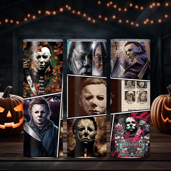 Michael Myers Sublimation tumbler | Michael Myers fan gift