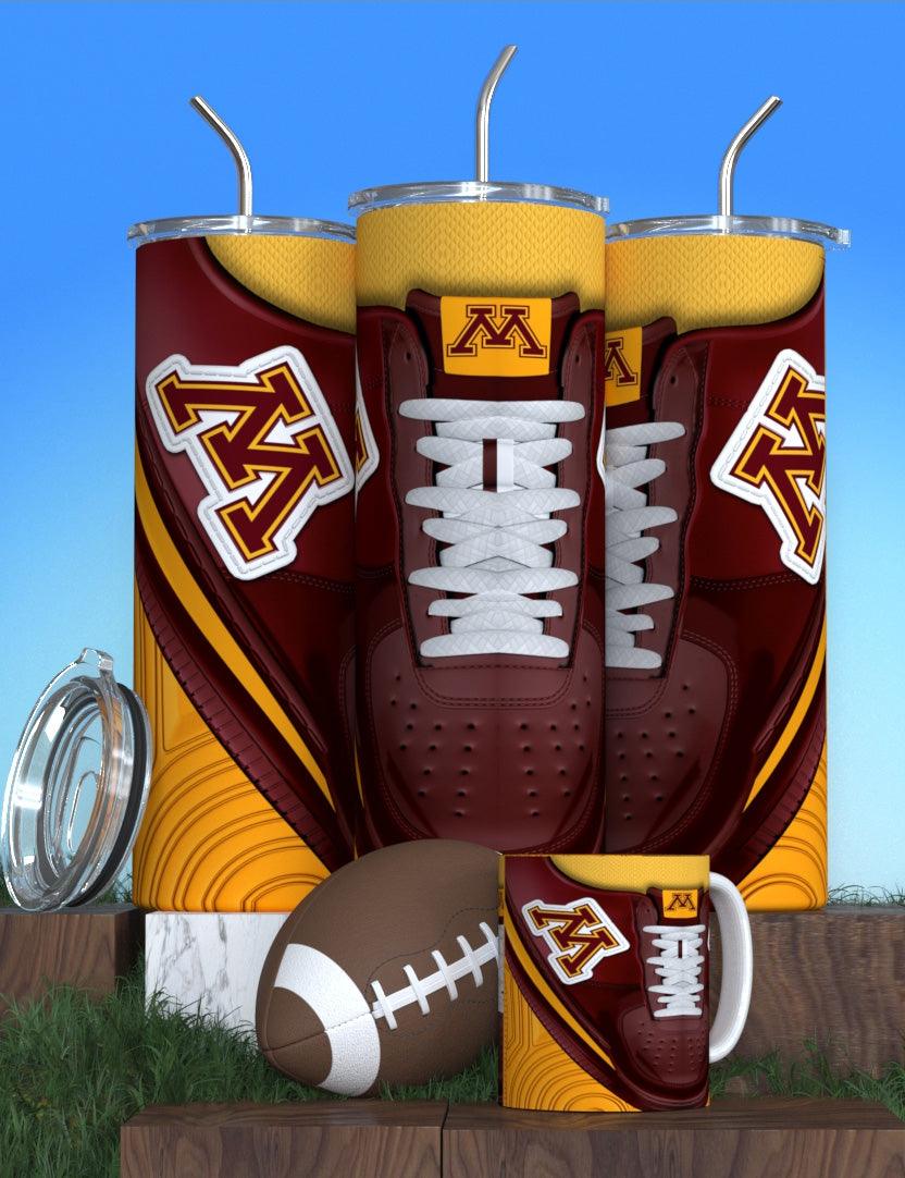 College  Football Team Stainless Steel Tumbler – Collegiate Drinkware for Sports Fans and Alumni"
