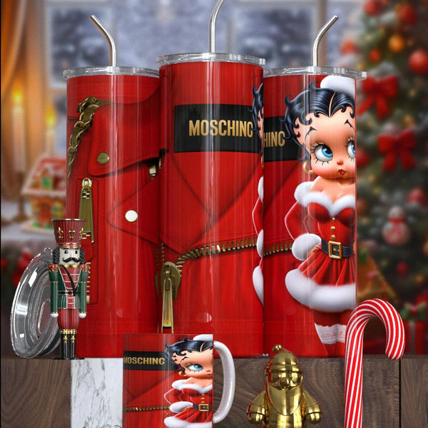 Betty Boop Designer Christmas Tumbler Collection – Featuring Balmain, Gucci, Dior & More