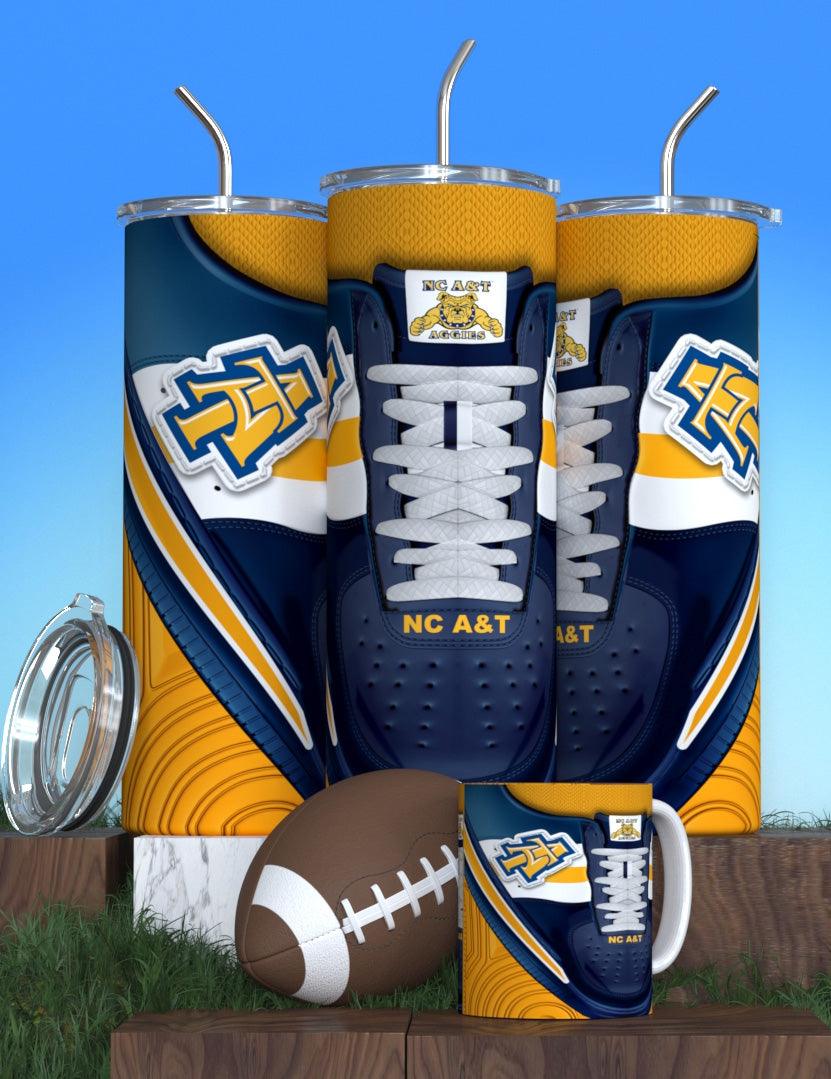 College  Football Team Stainless Steel Tumbler – Collegiate Drinkware for Sports Fans and Alumni"