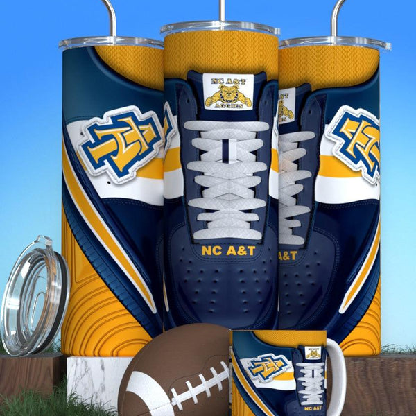 College  Football Team Stainless Steel Tumbler – Collegiate Drinkware for Sports Fans and Alumni"