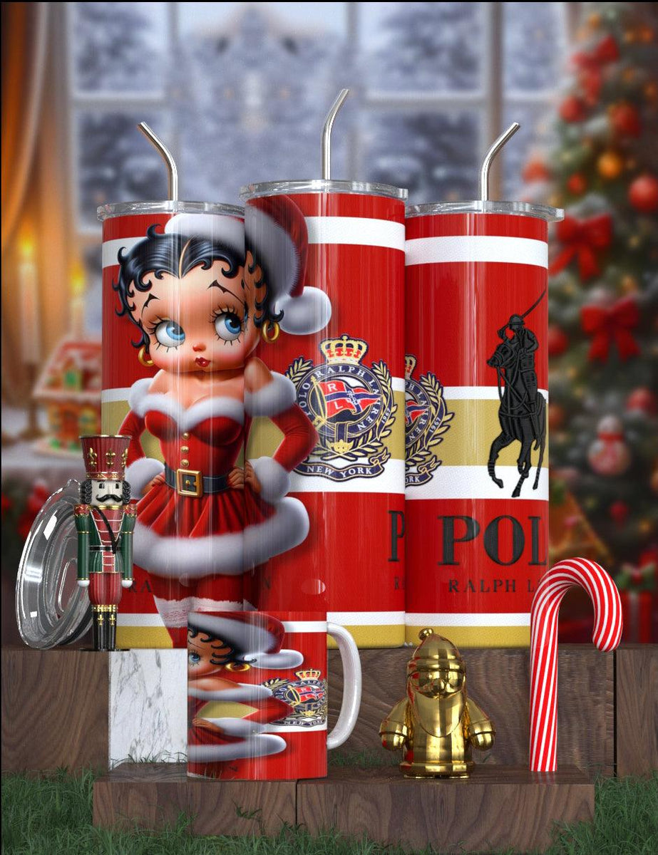 Betty Boop Designer Christmas Tumbler Collection – Featuring Balmain, Gucci, Dior & More