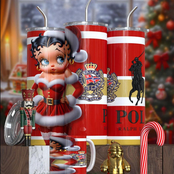 Betty Boop Designer Christmas Tumbler Collection – Featuring Balmain, Gucci, Dior & More