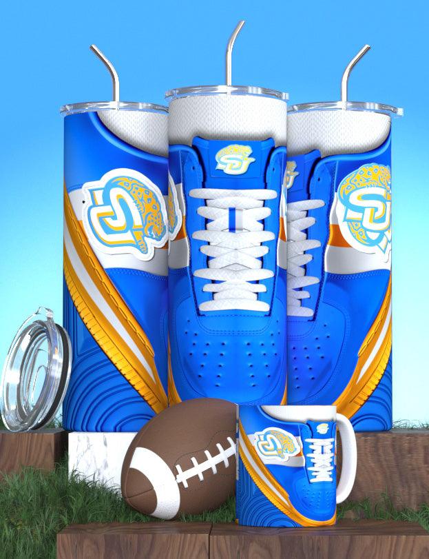 College  Football Team Stainless Steel Tumbler – Collegiate Drinkware for Sports Fans and Alumni"