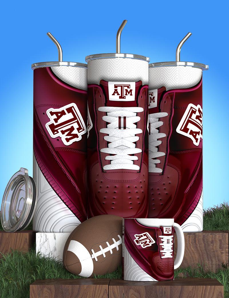 College  Football Team Stainless Steel Tumbler – Collegiate Drinkware for Sports Fans and Alumni"