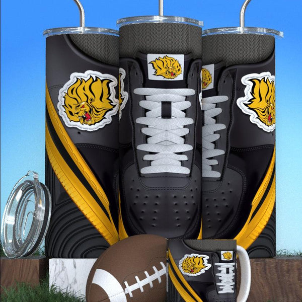 College  Football Team Stainless Steel Tumbler – Collegiate Drinkware for Sports Fans and Alumni"