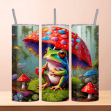 colorful frog tumbler | sublimation tumbler