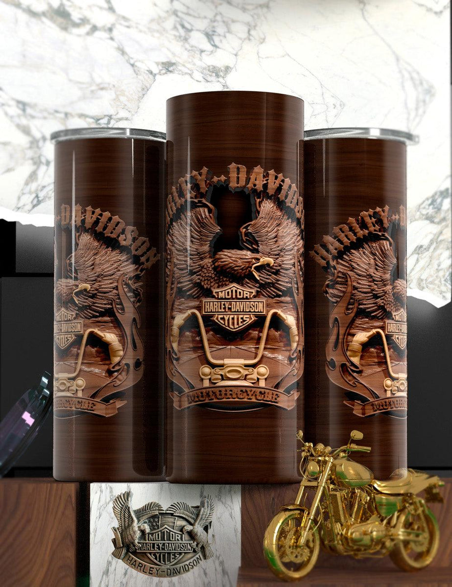 Harley-Davidson Sublimation Tumbler – Biker-Inspired Drinkware for Motorcycle Lovers