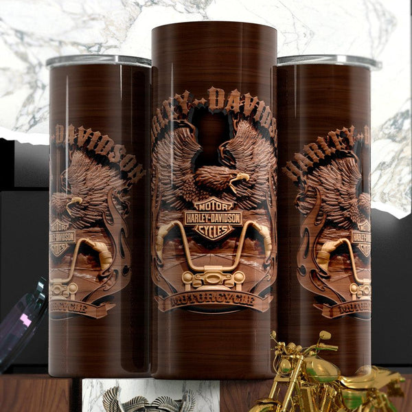 Harley-Davidson Sublimation Tumbler – Biker-Inspired Drinkware for Motorcycle Lovers