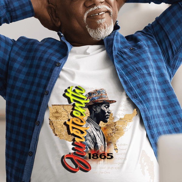 Men’s Juneteenth 1865 T-Shirt – Honoring Freedom and Heritage