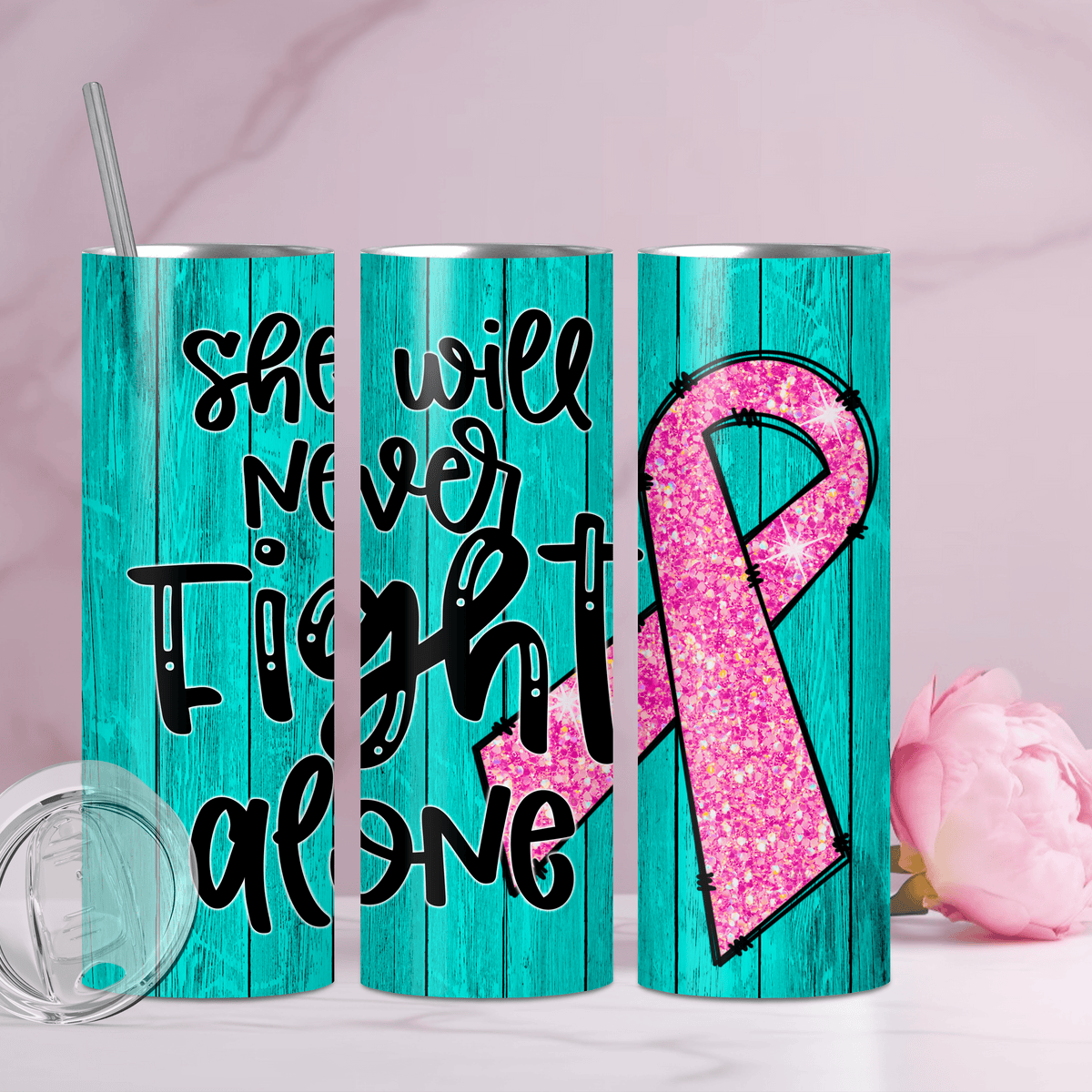 breast cancer awareness tumbler | breast cancer support