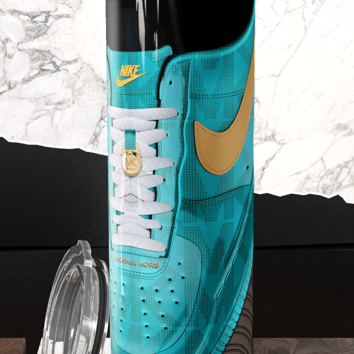 Nike Air x Michael Kors Sneaker Sublimation Tumbler – The Ultimate Blend of Style & Sport